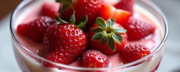 sundae aux fraises