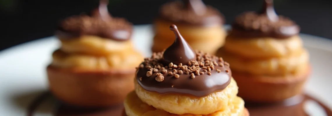 Profiteroles au chocolat