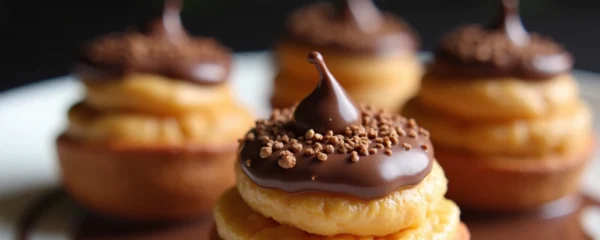 Profiteroles au chocolat